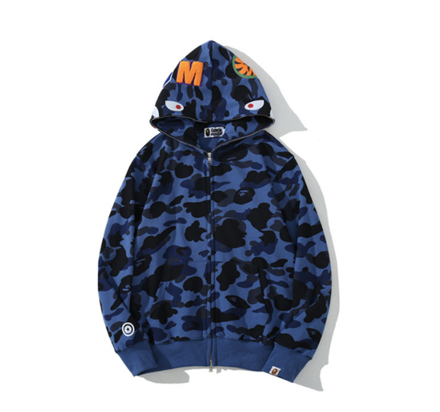 BAPE Color Camo Shark Full Zip Hoodie