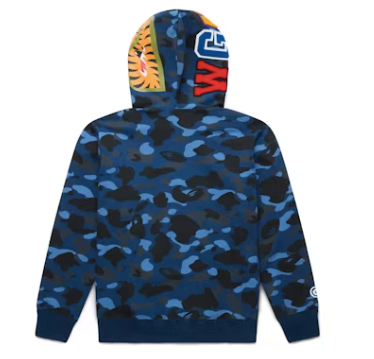 BAPE Color Camo Shark Full Zip Hoodie